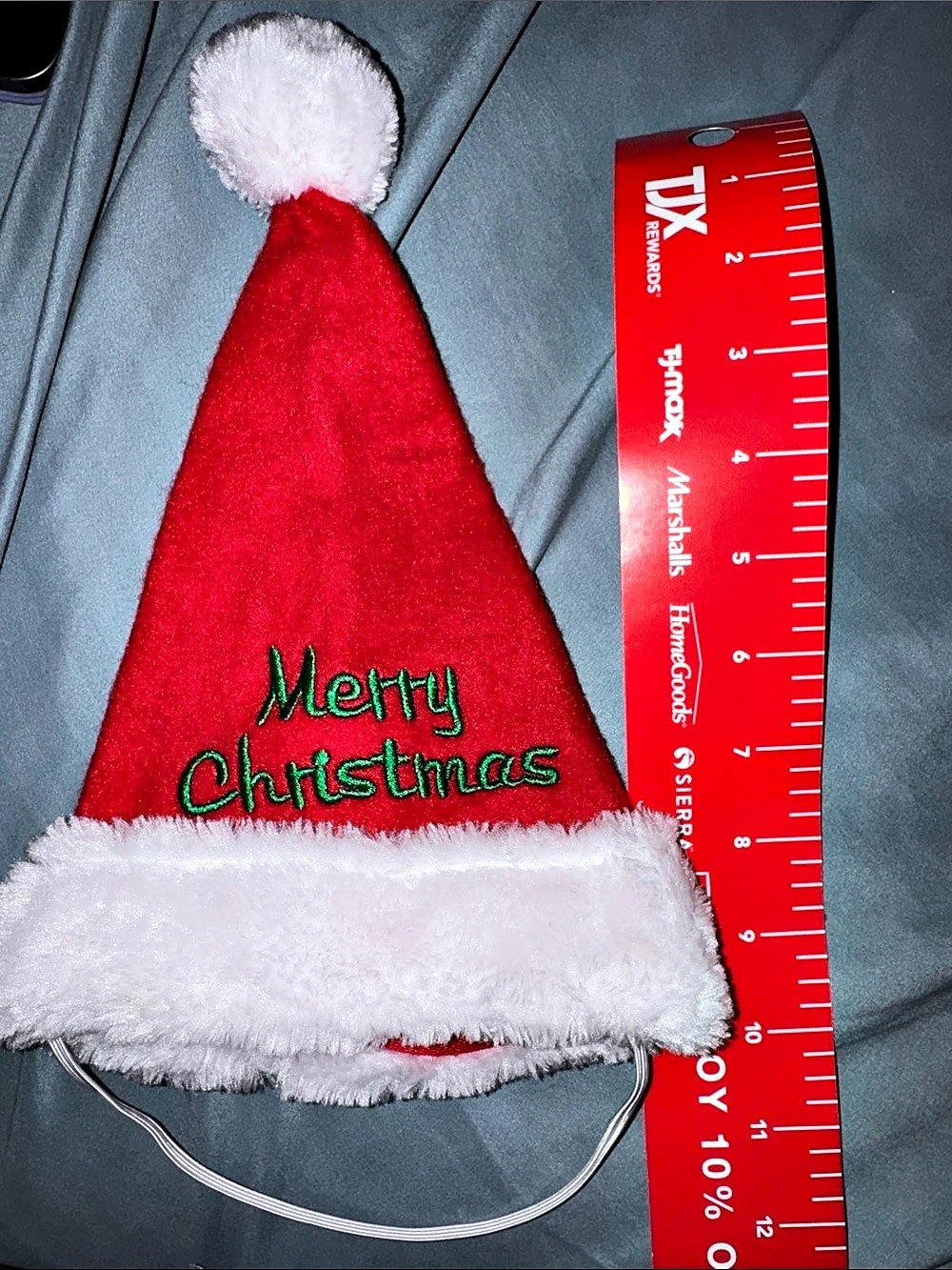 Merry Christmas Santa Hat Red green S/M